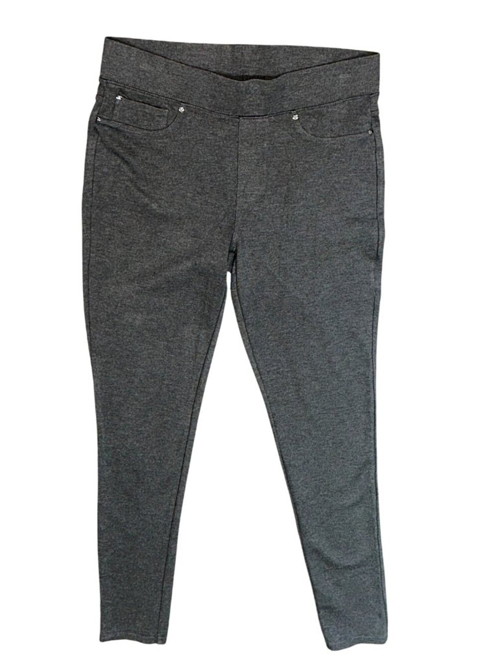 Seven7 Super Comfy Versatile Charcoal Pull On Leggings Soft Stretch Rayon Blend